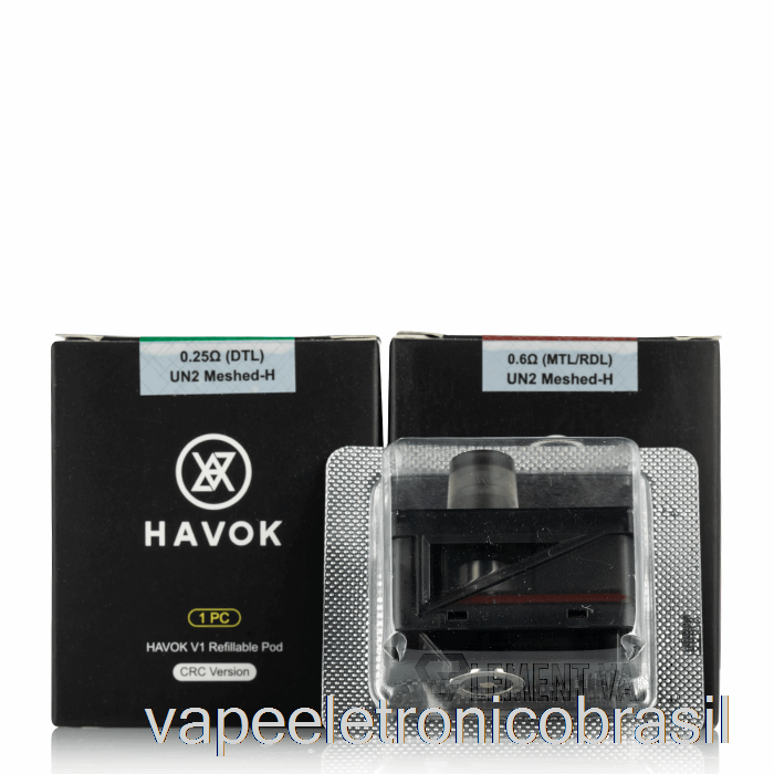 Vape Recarregável Uwell Havok Pods De Substituição [0.6] 4ml Havok Pods